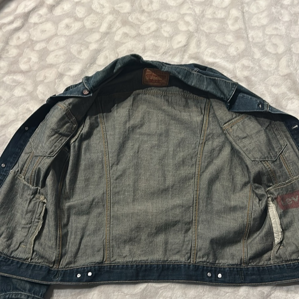 Levi's Blue Denim Jacket - Picture 6 of 9